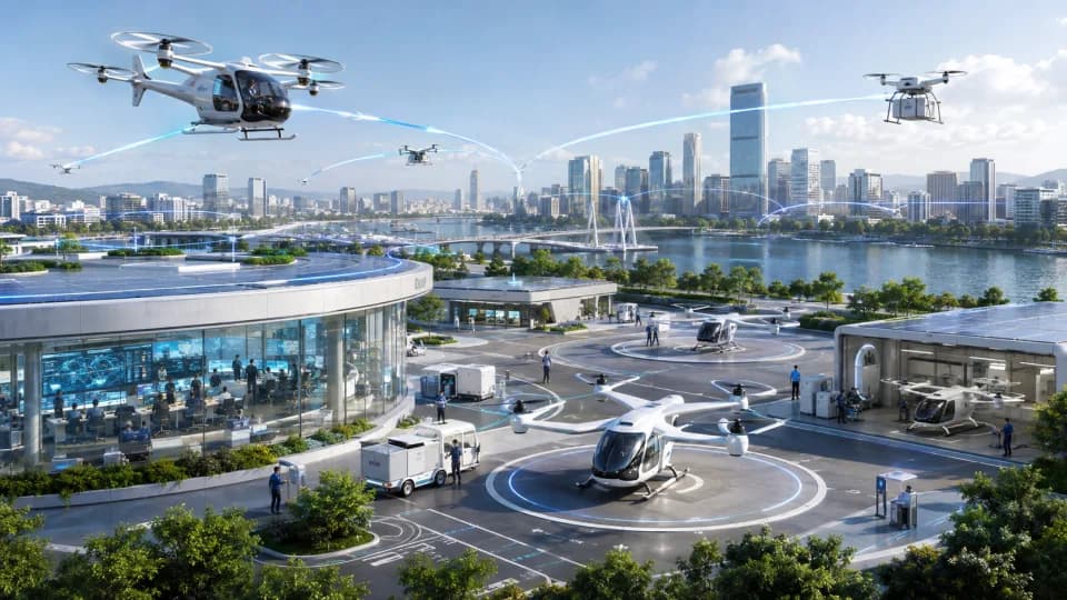 城市低空运营管理支持主题概念场景
